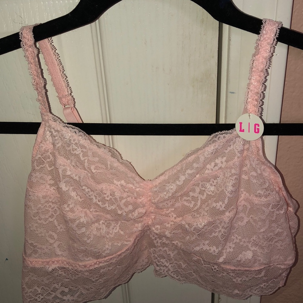 Pink Lace Bralette